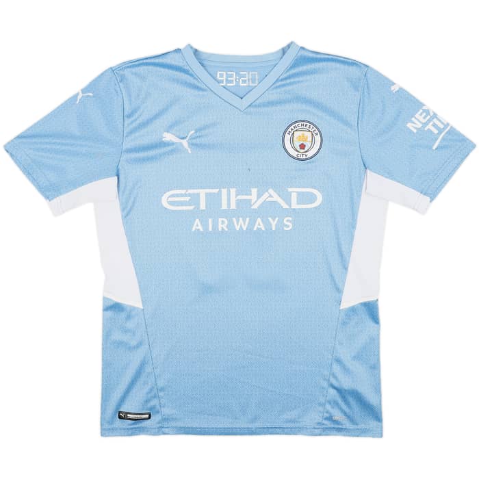 2021-22 Manchester City Home Shirt Zinchenko #11 - 6/10 - (M)