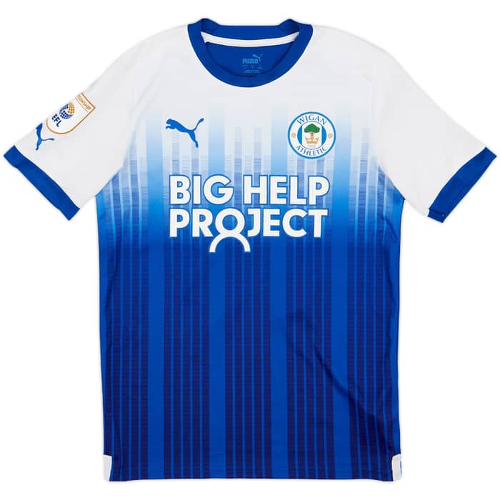 2022-23 Wigan Home Shirt Lang #19 - 7/10 - (S)