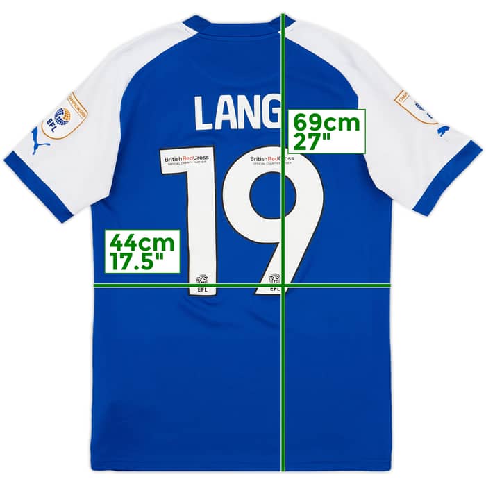 2022-23 Wigan Home Shirt Lang #19 - 7/10 - (S)
