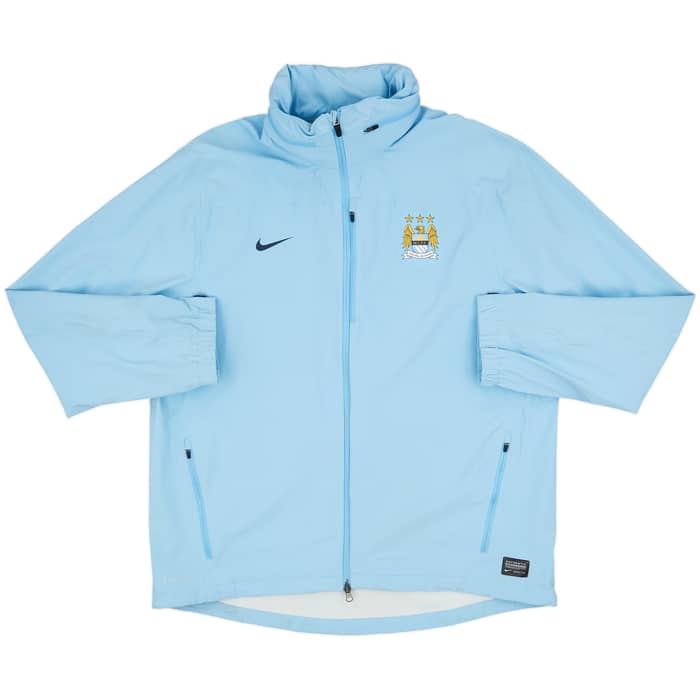 2013-14 Manchester City Nike Hooded Rain Jacket - 5/10 - (XXL)