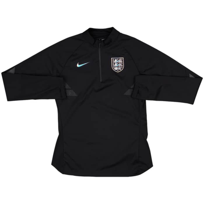 2022-23 England Nike 1/4 Zip Drill Top - 10/10 - (S)
