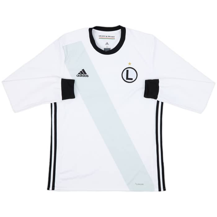 2017-18 Legia Warsaw Home L/S Shirt - 5/10 - (M)