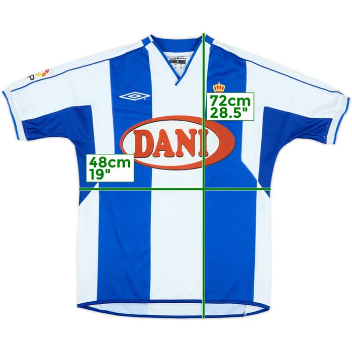 2002-03 Espanyol Home Shirt - 8/10 - (S)
