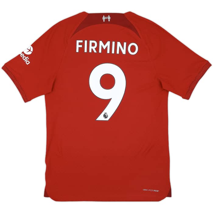 2022-23 Liverpool Authentic Home Shirt Firmino #9 - 9/10 - (M)