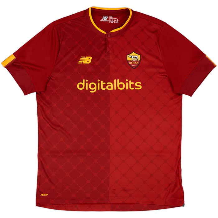 2022-23 Roma Home Shirt - 10/10 - (XL)