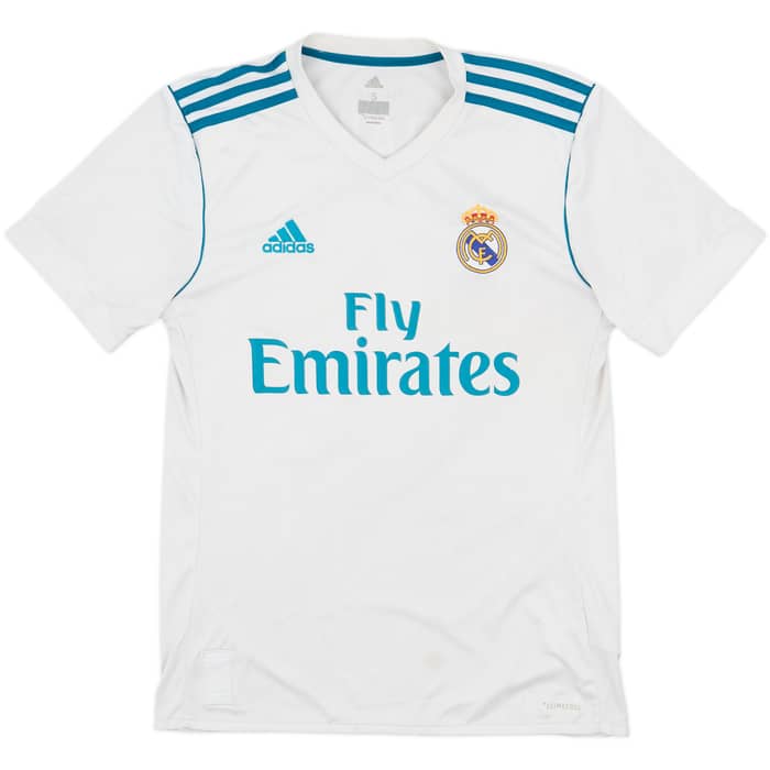 2017-18 Real Madrid Home Shirt Bale #11 - 7/10 - (S)