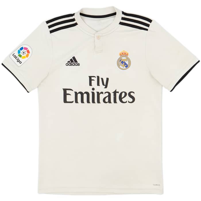 2018-19 Real Madrid Home Shirt - 5/10 - (S)
