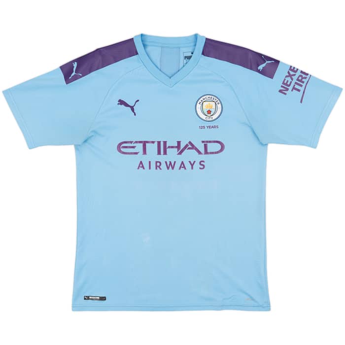 2019-20 Manchester City Home Shirt Kun Aguero #10 - 5/10 - (M)