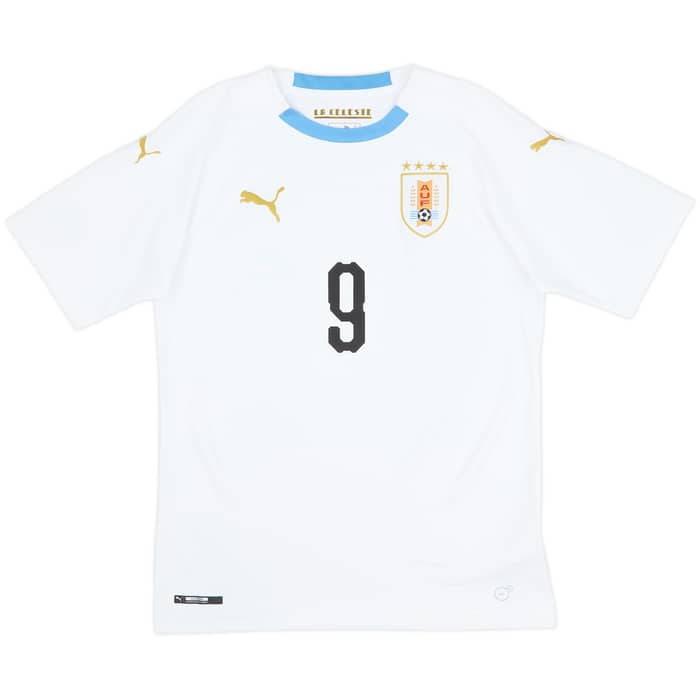 2018-19 Uruguay Away Shirt Suarez #9 - 7/10 - (S)
