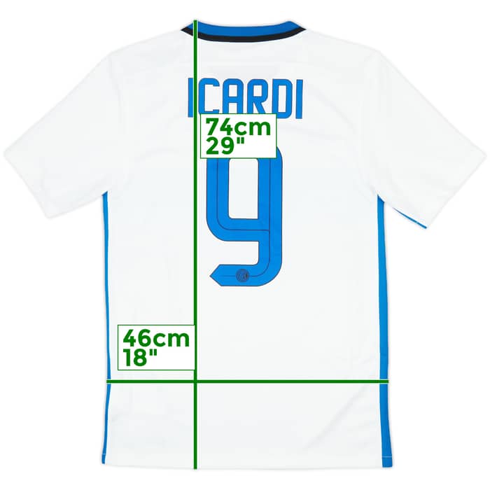 2015-16 Inter Milan Away Shirt Icardi #9 (S)