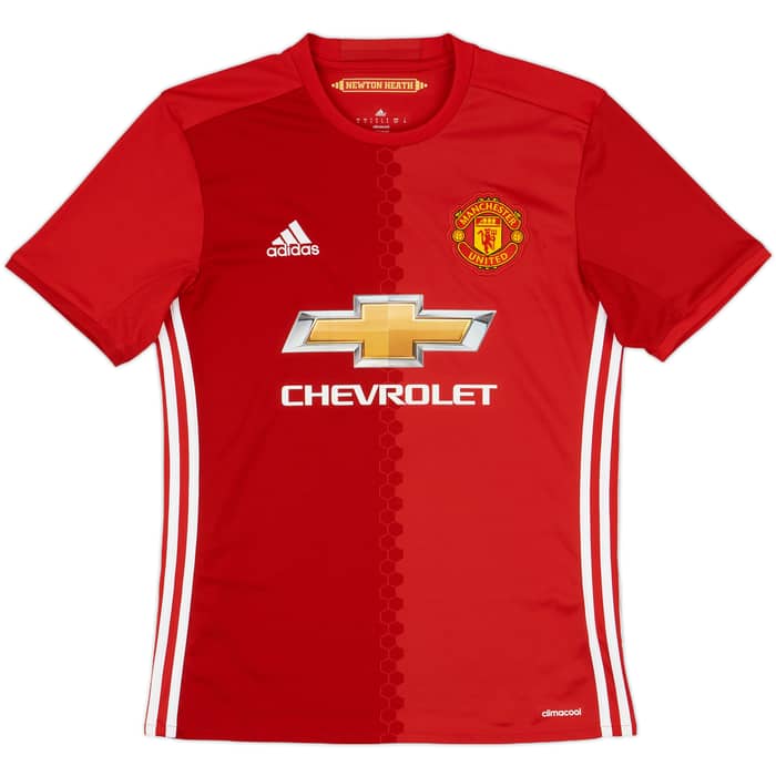2016-17 Manchester United Home Shirt Ibrahimovic #9 - 8/10 - (S)