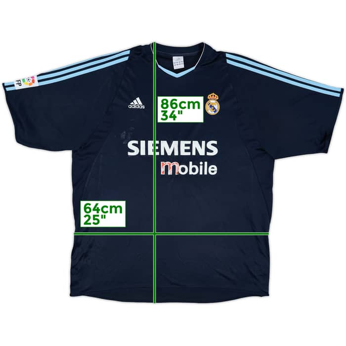 2003-04 Real Madrid Away Shirt - 4/10 - (XXL)