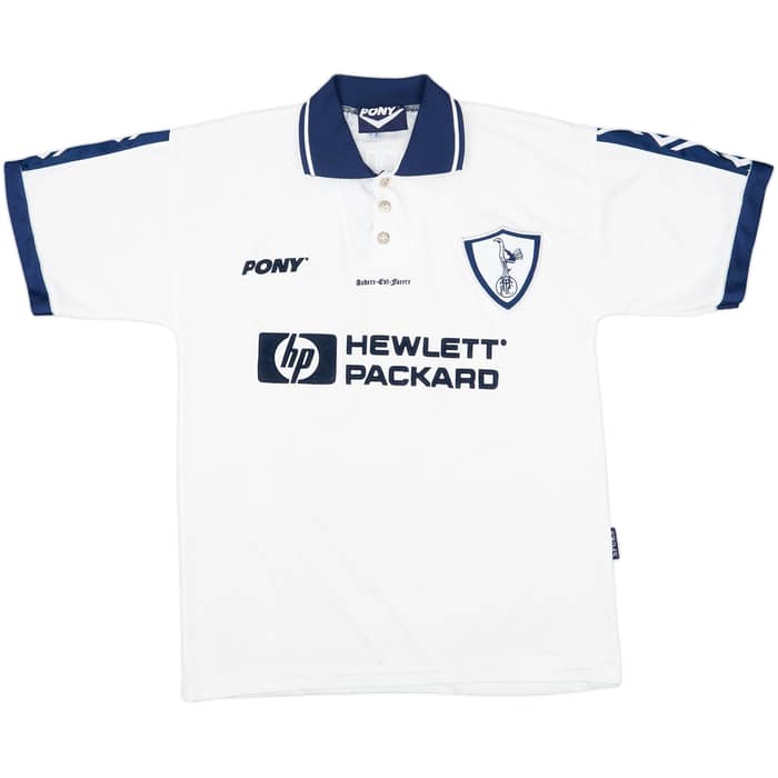 1995-97 Tottenham Home Shirt Sheringham #10 - 7/10 - (M)