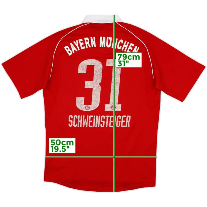 2005-06 Bayern Munich Home Shirt Schweinsteiger #31 - 5/10 - (S)