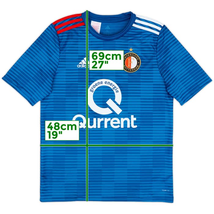 2018-19 Feyenoord Away Shirt - 9/10 - (XL.Boys)