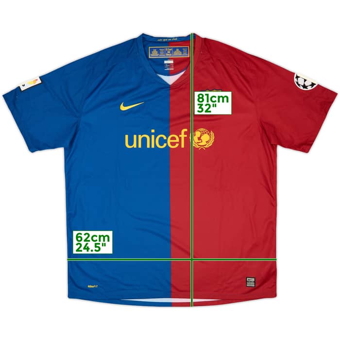 2008-09 Barcelona UCL Limited Edition Home Shirt № 1742 (XXL)