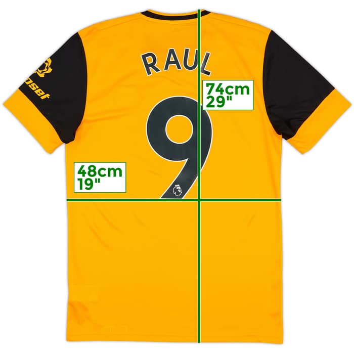 2020-21 Wolves Home Shirt Raul #9 - 10/10 - (S)