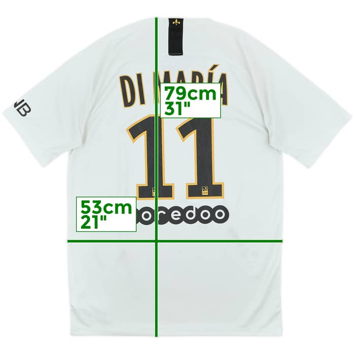 2018-19 Paris Saint-Germain Away Shirt Di Maria #11 - 10/10 - (M)