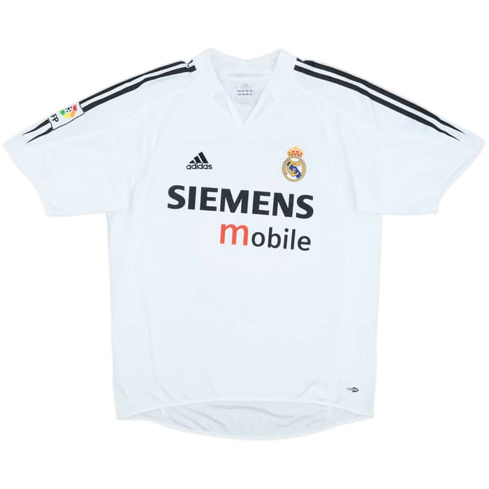 2004-05 Real Madrid Home Shirt Beckham #23 - 8/10 - (M)