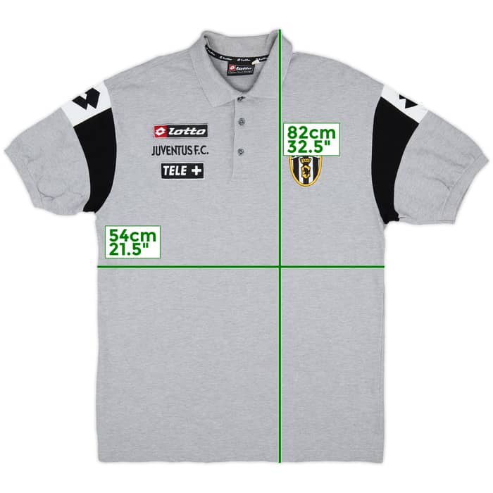 2000-01 Juventus Lotto Polo Shirt - 9/10 - (XL)