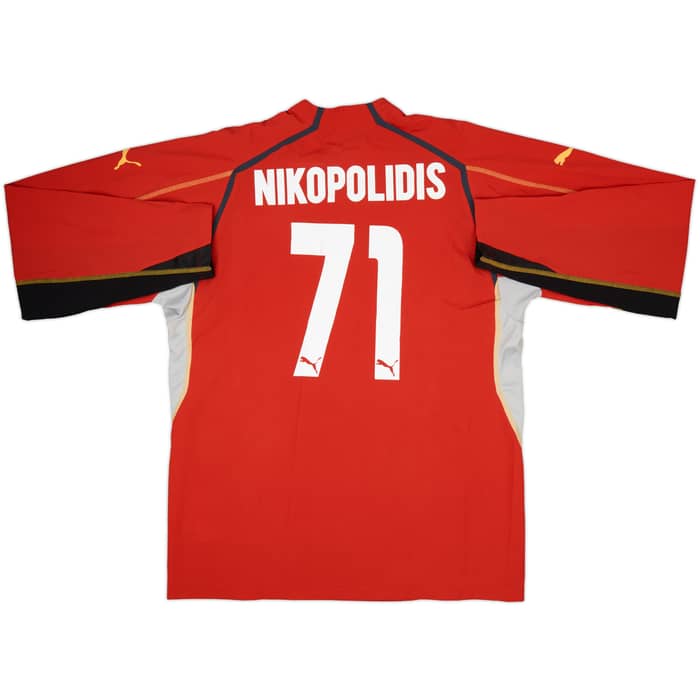 2005-06 Olympiakos GK L/S Shirt Nikopolidis #71 (L)