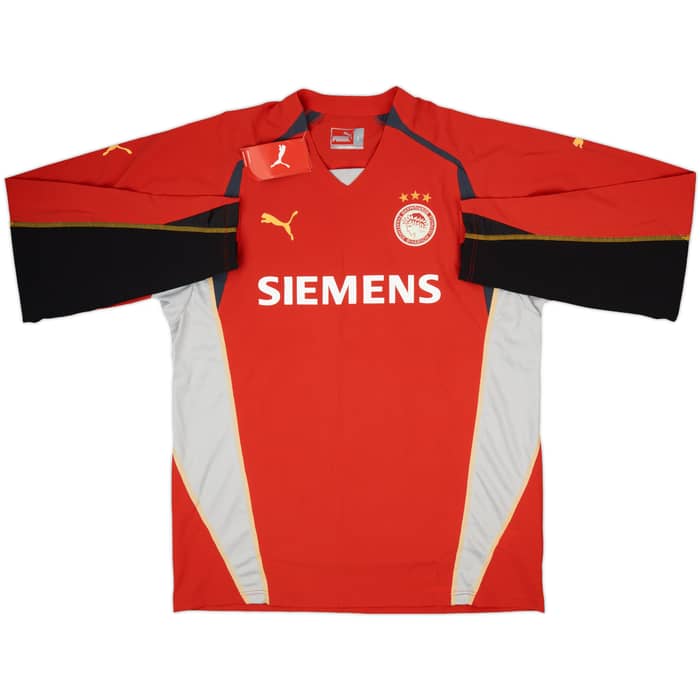 2005-06 Olympiakos GK L/S Shirt Nikopolidis #71 (L)
