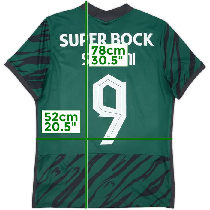 2021-22 Sporting CP Third Shirt Slimani #9 - 8/10 - (L)