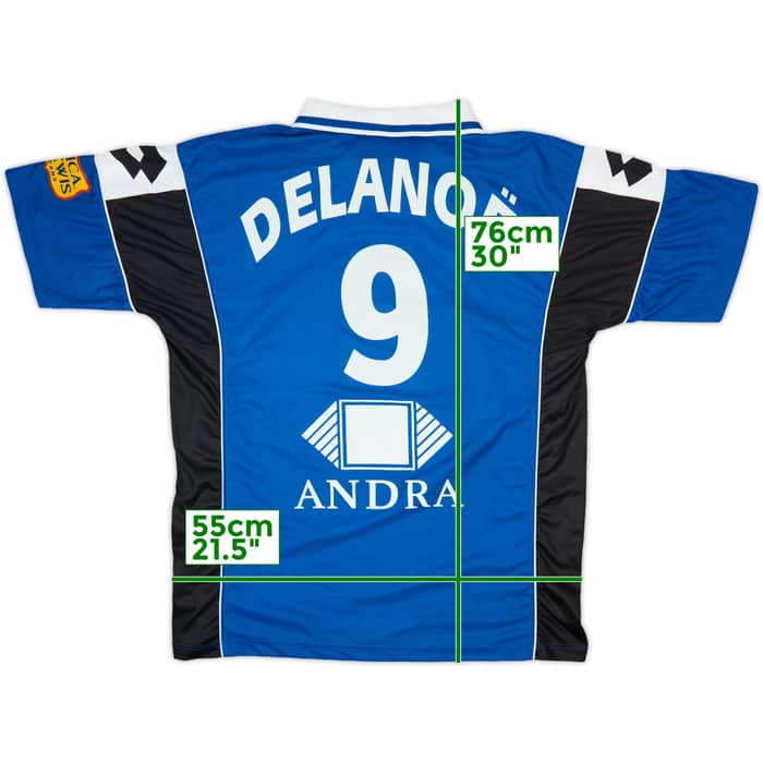 2000-01 Troyes Home Shirt Delanoe #9 (XL)