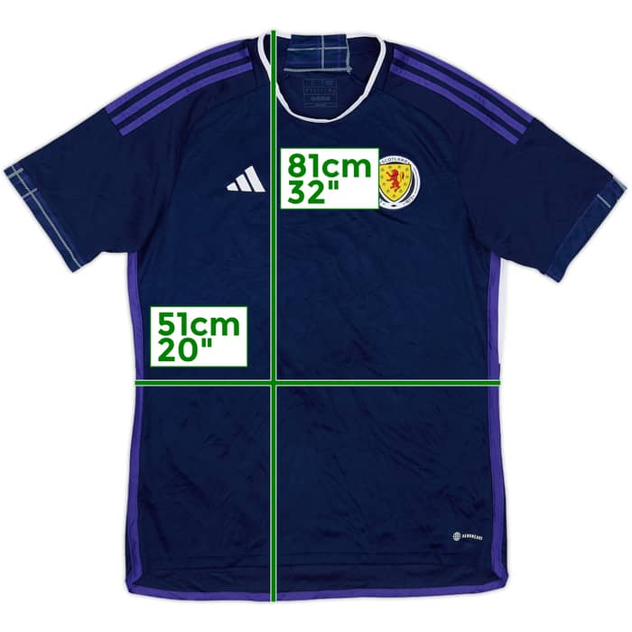 2022-23 Scotland Home Shirt - 7/10 - (L)
