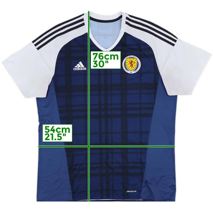 2015-17 Scotland Home Shirt - 7/10 - (XL)