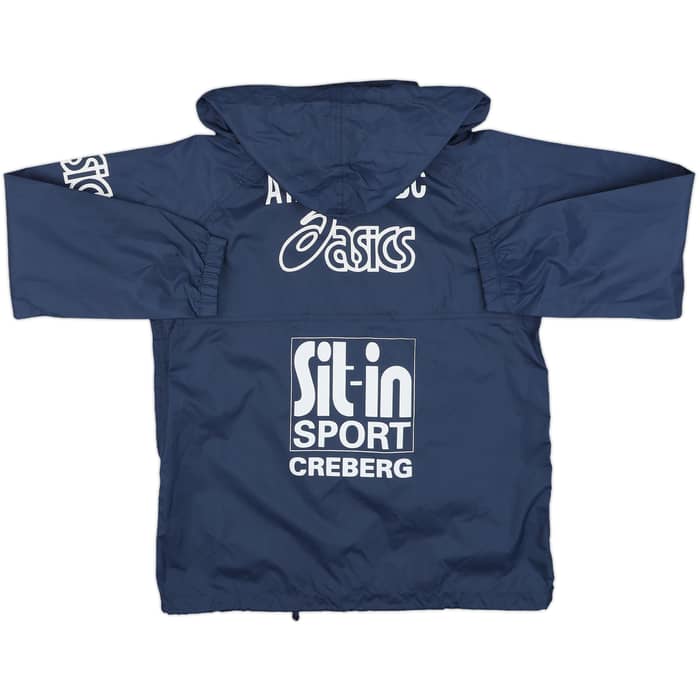2002-03 Atalanta Asics 1/4 Zip Rain Jacket - 9/10 - (XL.Boys)