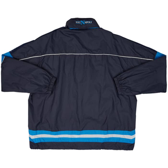 2000-01 Napoli Diadora Hooded Rain Jacket - 8/10 - (XXL)