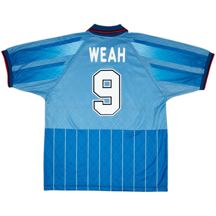 1995-96 AC Milan Fourth Shirt Weah #9 - 8/10 - (XXL)