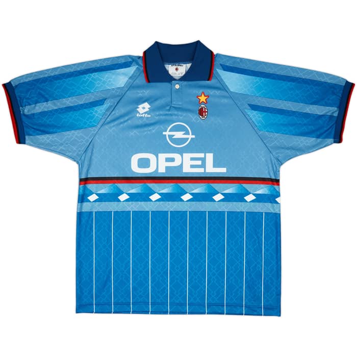 1995-96 AC Milan Fourth Shirt Weah #9 - 8/10 - (XXL)