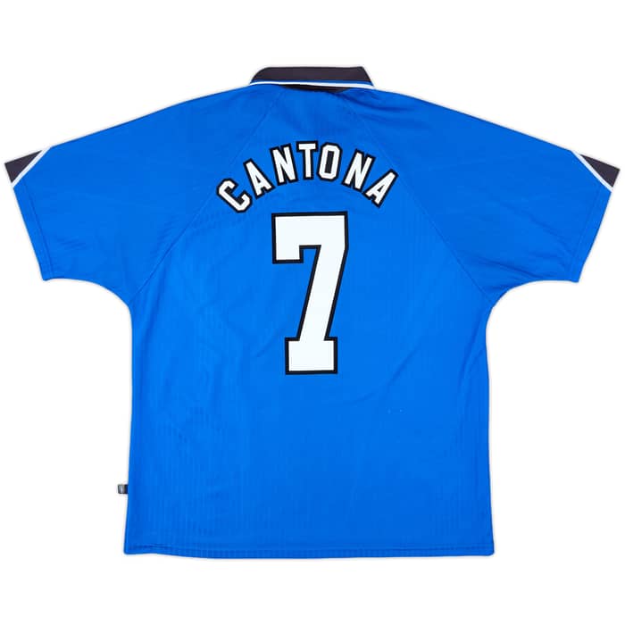 1996-98 Manchester United Third Shirt Cantona #7 - 9/10 - (XL)