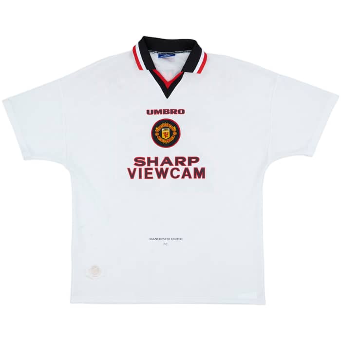 1996-97 Manchester United Away Shirt Solskjaer #20 - 5/10 - (XL)