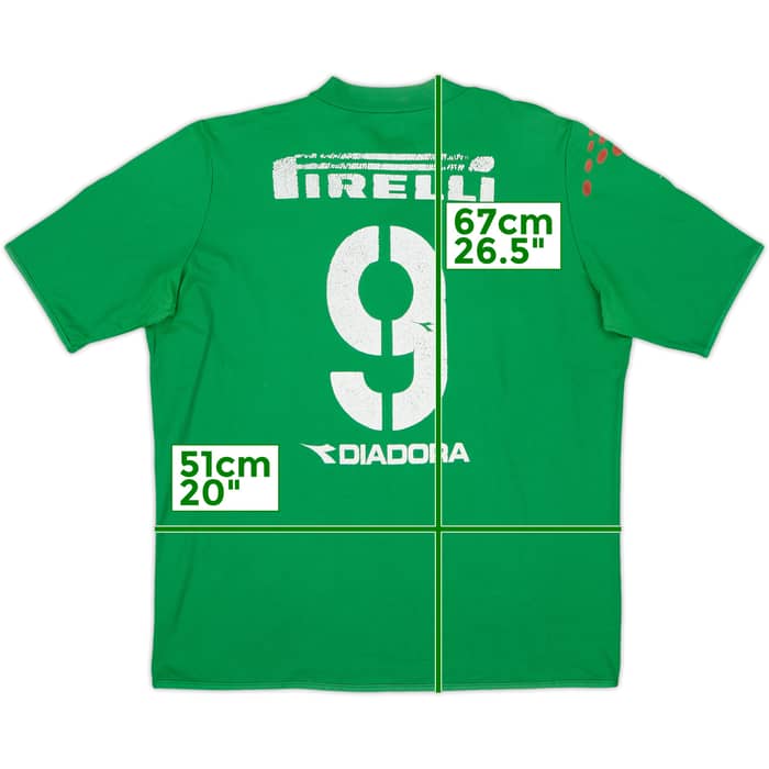 2004 Palmeiras Home Shirt #9 - 6/10 - (L)