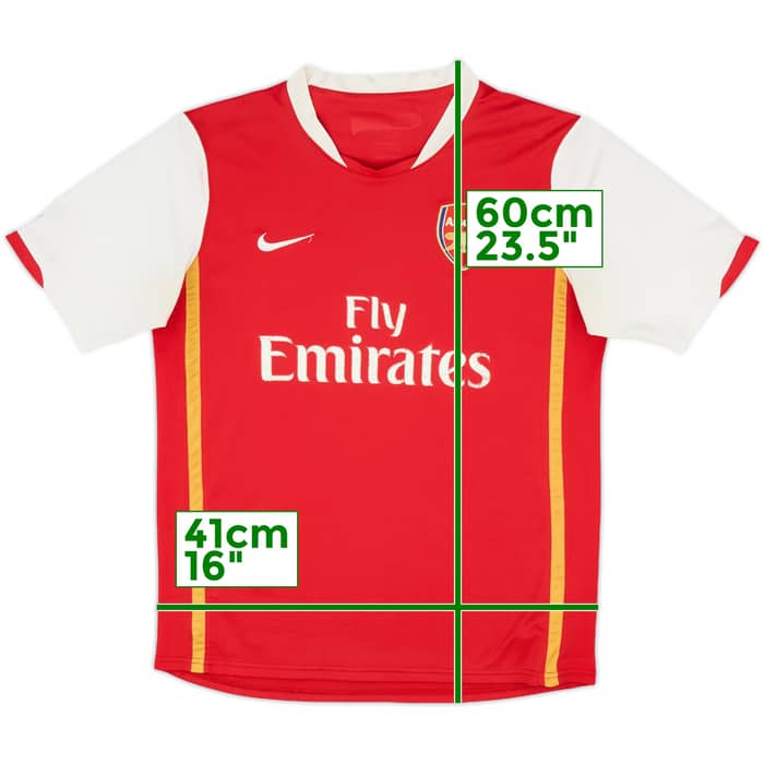 2006-08 Arsenal Home Shirt - 5/10 - (XL.Boys)