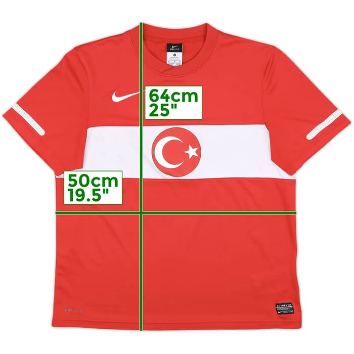 2010-12 Turkey Basic Home Shirt - 6/10 - (M)