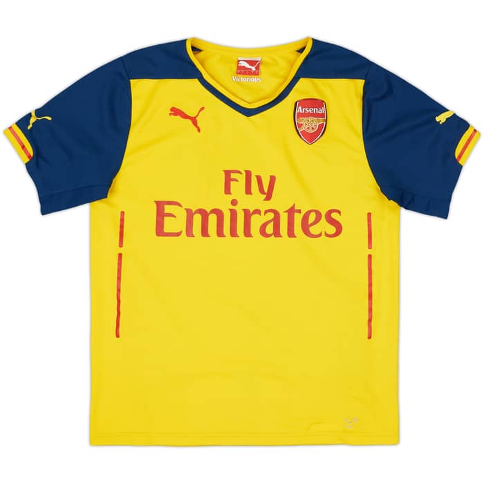 2014-15 Arsenal Away Shirt Arteta #8 - 5/10 - (S)