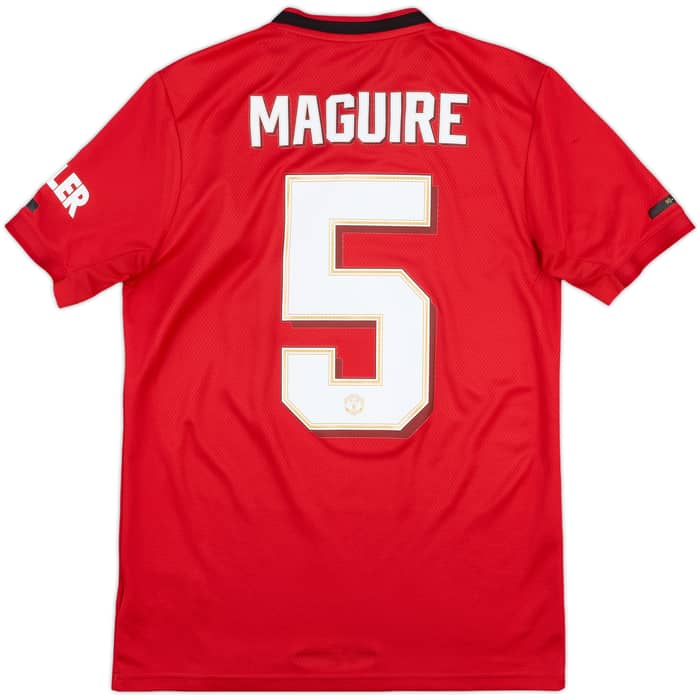 2019-20 Manchester United Home Shirt Maguire #5 - 6/10 - (S)