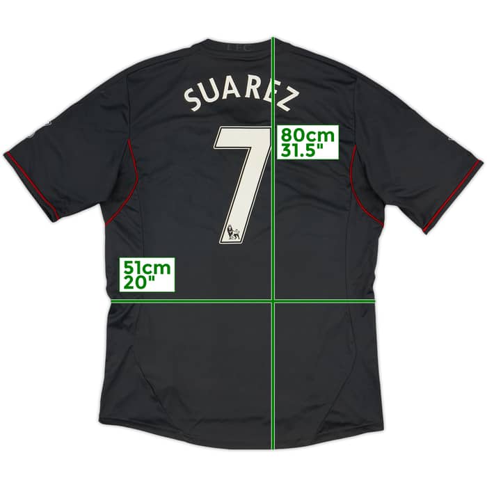 2011-12 Liverpool Away Shirt Suarez #7 - 7/10 - (L)