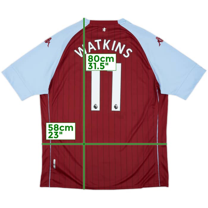 2020-21 Aston Villa Home Shirt Watkins #11 - 8/10 - (3XL)