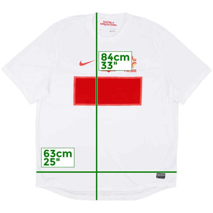2012-13 Poland Home Shirt - 7/10 - (XXL)