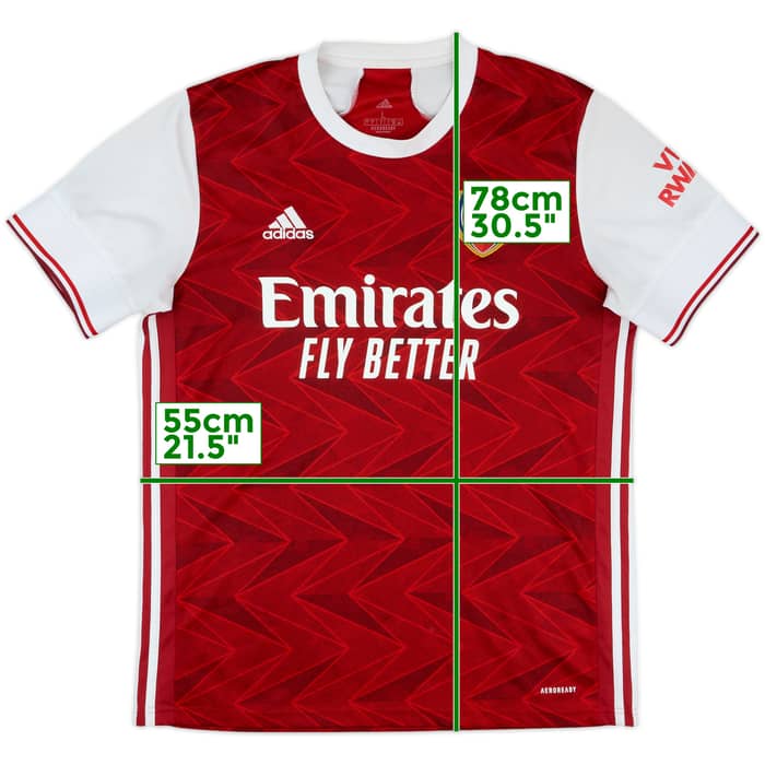 2020-21 Arsenal Home Shirt Saka #7 - 7/10 - (L)