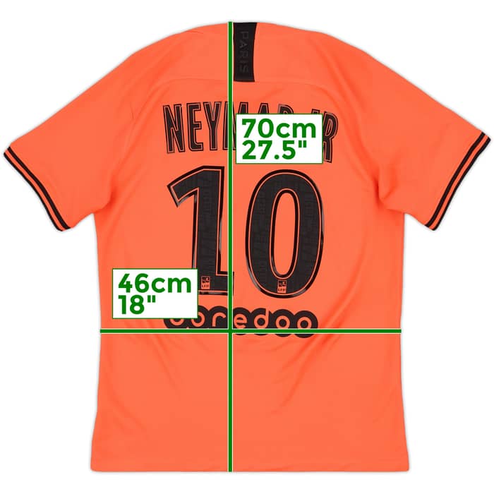 2019-20 Paris Saint-Germain Away Shirt Neymar Jr #10 - 7/10 - (M)