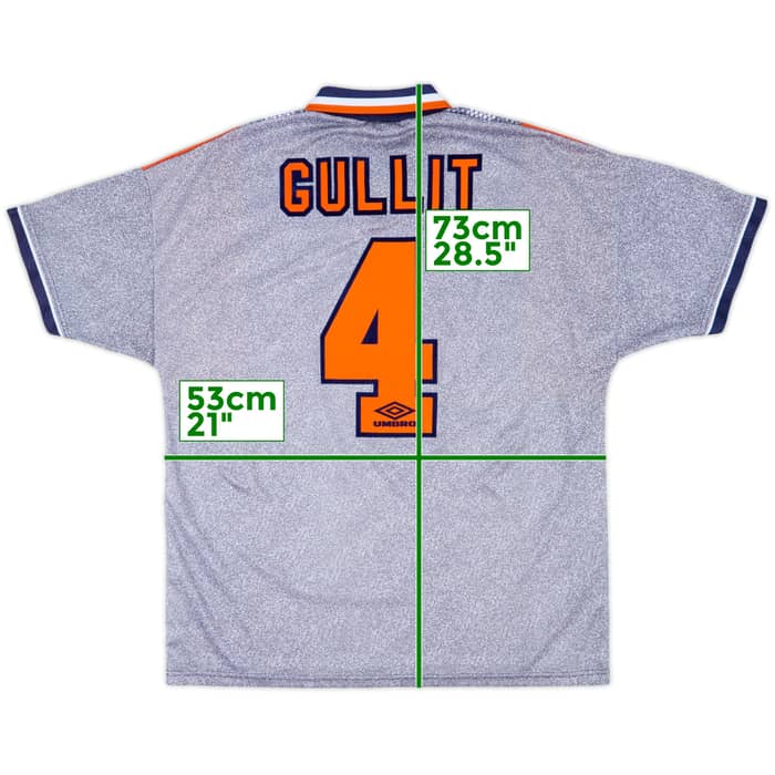 1994-96 Chelsea Away Shirt Gullit #4 - 10/10 - (XL)