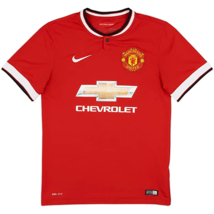 2014-15 Manchester United Home Shirt Marcos Rojo #5 - 7/10 - (S)
