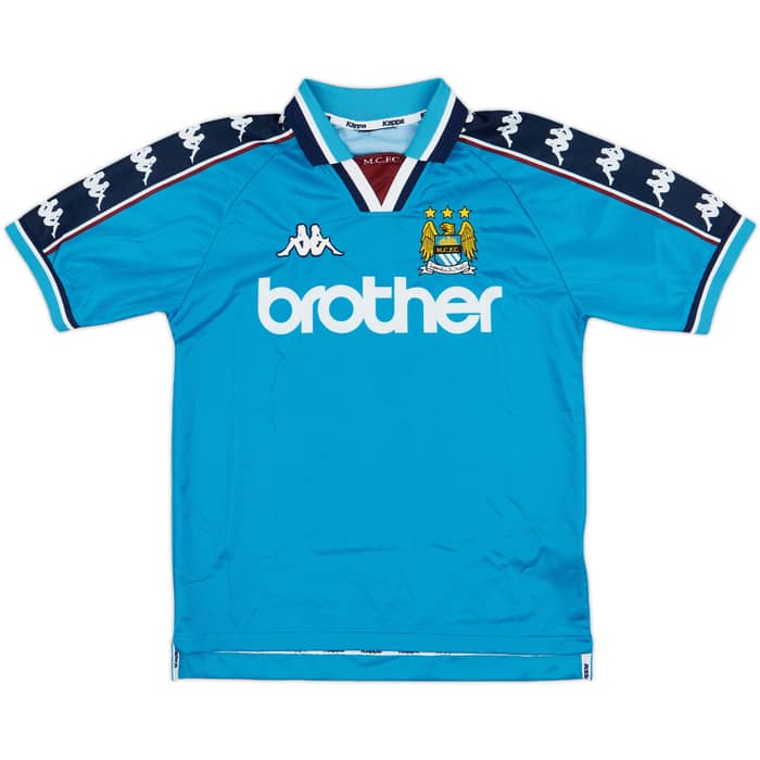 1997-99 Manchester City Home Shirt - 8/10 - (S)