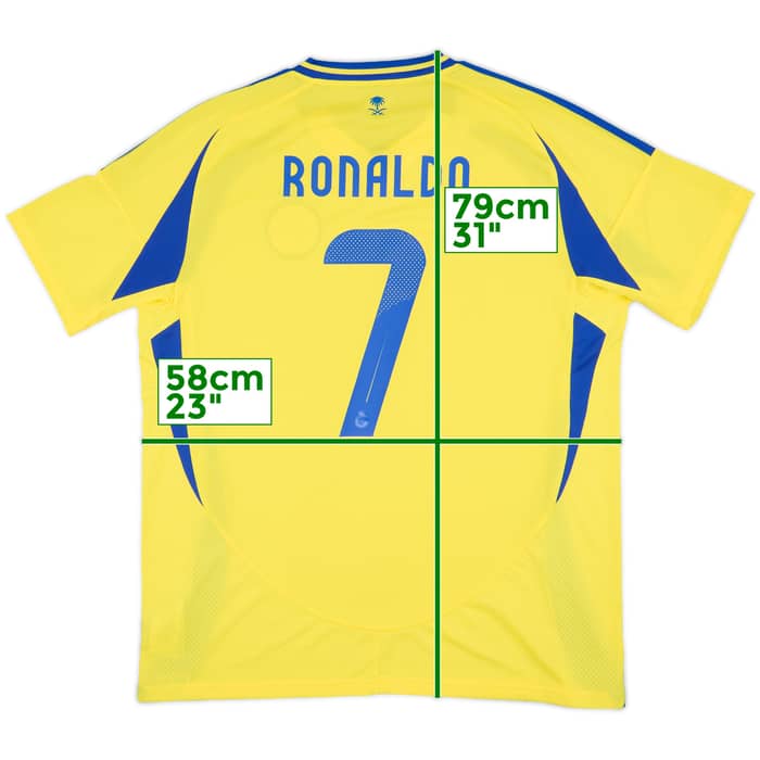 2024-25 Al-Nassr Home Shirt Ronaldo #7 - 8/10 - (XL)